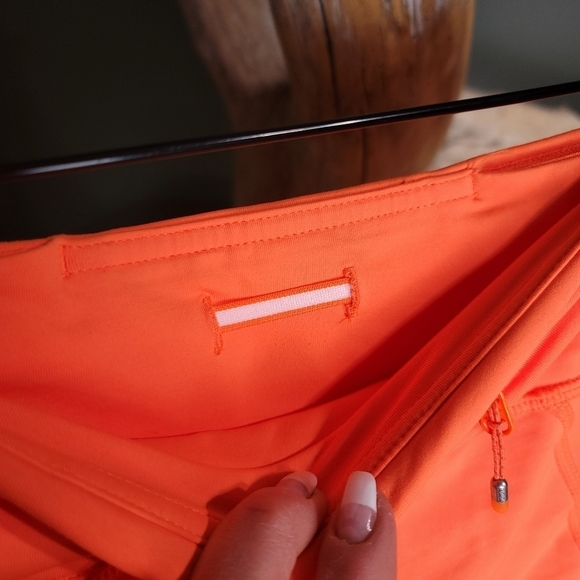 Lululemon Run Inspire Crop II Pizzaz Orange 22" Inseam Sz Sml Tights - Picture 8 of 11
